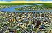 Aerial View, Downtown New Orleans ca. 1950 - Fine-Art Gicl??e Photographic Print - 8"x10" Enlargement from a Classic Vintage Postcard