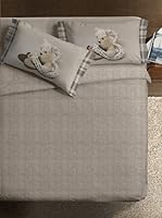 Ipersan Juego De Funda Nórdica Fine-Art Mon Coeur (Beige)