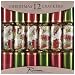 The Gift Wrap Company Tom Smith Christmas Crackers - Botanical Holiday Foil (Pack of 12)