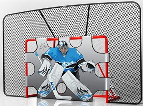New Design | ACON Wave 183 Galvanized Steel Hockey Goal with 5mm Heavy Duty Nylon Net, PRO Backstop Net and New Model G183 Goalie COMBO