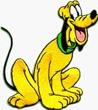 Pluto the Dog from Mickey Mouse - Embroidered Iron On or Sew On Patch (Disney)