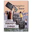 Nostalgic Hershey's Tin Sign : Hershey's Syrup