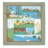 Patch Magic Queen Natures Splendor Duvet Cover, 88-Inch by 98-Inch