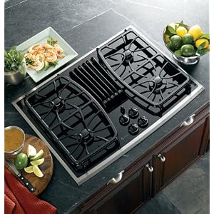 GE Stainless Steel Sealed Burner Cooktop PGP989SNSS