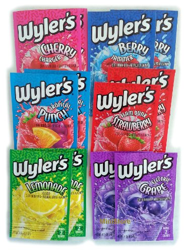 Wyler's Assorted Flavors Soft Drink Mix Sugar Free (12 Pack)...GL
