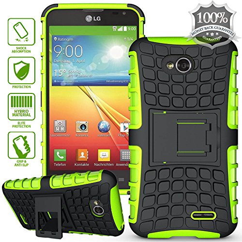 ElBolt Armor Grenade Stand Hard Gel Case, Neon Green