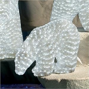 Giant Commercial Acrylic LED Baby Polar Bear Christmas Display - 750 LED Lights