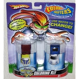 Hot Wheels Color Shifter Easter Speedsters Coloring Kit w/ 2 Die Cast Cars