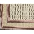 Flat Bed Sheet with Block Print on Cotton Queen Size (bshtd568)