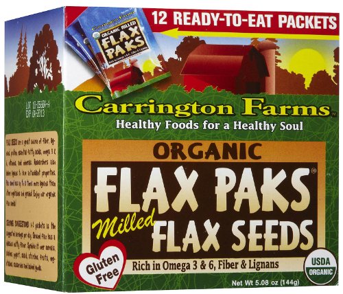 CARRINGTON FARMS FLAX MILLED 12PKT ORG, 5.08 OZ