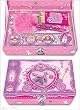 Girls Princess Trinket Keepsake Box with Lock and Princess Stationary, Stickers and notebook