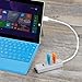 Inateck Unibody Aluminum 4-Port USB 3.0 Hub with 1ft USB 3.0 Cable for MacBook Air, Surface Pro 3 and Other Tablet PCs [4 Ports USB 3.0]
