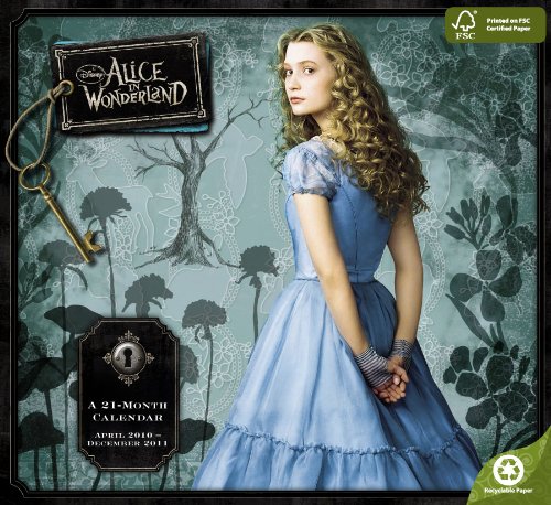 2011  Alice in Wonderland   Wall Calendar