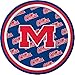 University of Mississippi Ole Miss Rebels Party Pack - Plates, Cups, Napkins - Serves 8