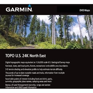 Garmin TOPO US 24K Northeast Map (DVD)