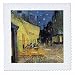 3dRose qs_128155_1 The Starry Night by Vincent Van Gogh Quilt Square, 10 by 10