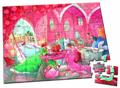 Janod 4502923 - Puzzle K&ouml;fferchen Prinzessin, 100 Teile Preisvergleich