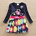 NEAT 2016 NEW Kid Girl Cotton Flower Dress Long Sleeve L360 For 2-8 Years