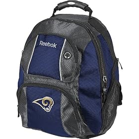 Reebok St. Louis Rams Backpack with Laptop Compartment