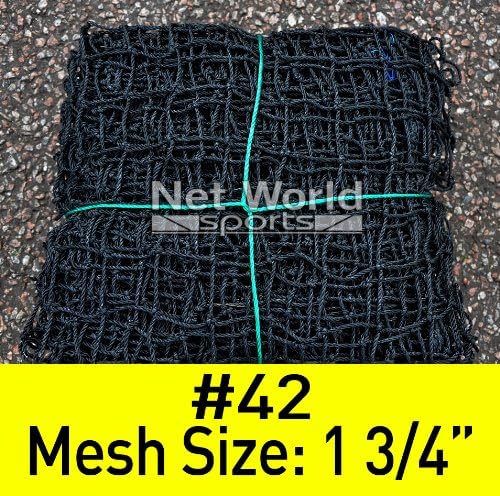 FORTRESS Replacement Baseball L-Screen Nets | Robust, Reliable, and UV Stabilized [5 Sizes] - NET ONLY