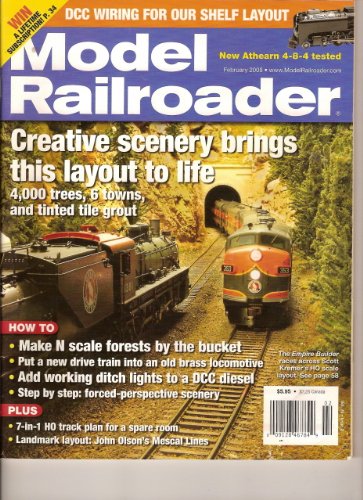 Model Railroader - February 2008 (Creative Scenery Brings This Layout to Life)