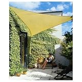 Idirectmart Triangle Sun Shade Sail 18 Feet - Sand Color