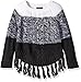 Limited Too Girls' Cable Fringe Sweater Top