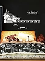 Ambiance Live Vinilo Decorativo City - My Travel Story Blanco