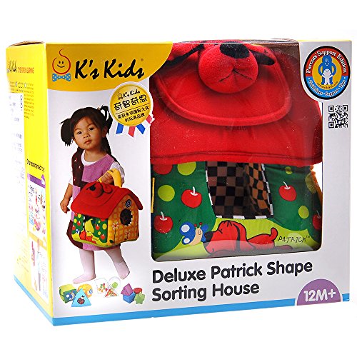 K's Kids 【布おもちゃ】シェイプ・ソーティングハウス TYKK10460 K's Kids 【布おもちゃ】シェイプ・ソーティングハウス TYKK10460