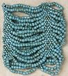 Cuff Bracelet - Turquoise - Beaded Stretch Style