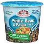 Dr. McDougall's Right Foods Vegan White Bean & Pasta Soup, Light Sodium, 1.8-Ounce Cups (Pack of 6)