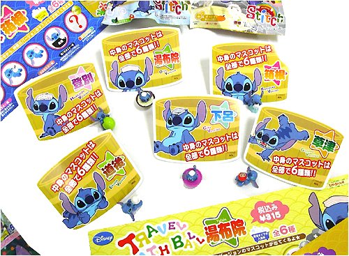 ディズニー/スティッチ☆マスコットが飛び出る入浴剤《登別》