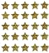 Jolee's Boutique Dimensional Repeat Stickers, Gold Stars