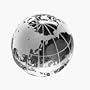 CRL 2" Free Standing Glass Globe With Lines
