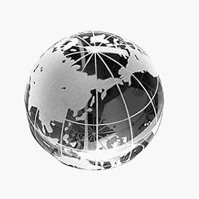 CRL 2" Free Standing Glass Globe With Lines