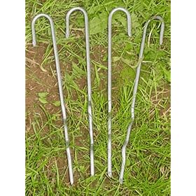 Deer Fence: Bottom Stakes 12 in Kinked Fence 30 pk from Fences & Gates