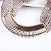 QIYUN.Z (TM Winter Fashion Mesh Web Link Chains Bold Chunky Tibet Bib Choker Necklace