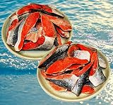 訳あり紅鮭尾小切れ2Kg　　味は正規品と一緒です。お得な紅鮭2Kg　お弁当サイズ！
