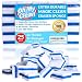 (25 Pack) Extra Durable Eraser Sponge – Extra Thick, Long Lasting Magic Melamine Cleaning Sponges in Bulk – Foam Pads for Walls, Kitchen, Bathroom, Floor & Baseboard Cleaner