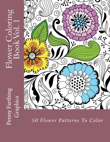 Flower Coloring Book Vol. 1