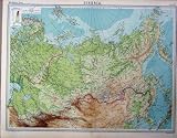 1920 SIBERIA COLOUR MAP MONGOLIA ARCTIC