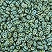Czech Two-Hole Seed Beads 5.5x2.5mm SuperDuo Turquoise Blue Picasso 22.5 Gram Tube