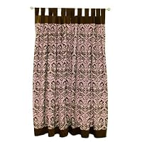 Tadpoles Damask Set of 2 Tab Top Curtain Panels