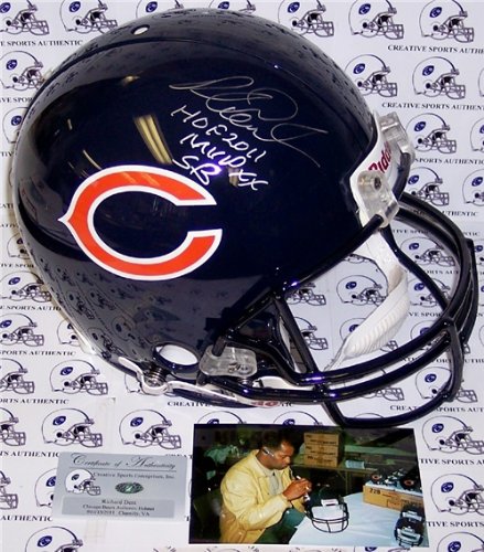 Richard Dent Hand Chicago Bears Authentic Helmet