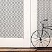 Fancy-fix Vinyl Decorative Trendy Geometric Privacy Window Glass Film