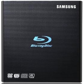 Samsung SE-506AB External USB 2.0 Slimline  6x Blue-ray Writer and 8X DVD Writer - Black