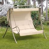 Deluxe Seville 3 Seater Swing - Cappuccino