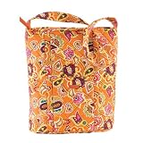 Tangerine Coventry Shopper Quilted Tote Bag by Victorian Heart