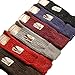 Lovely Annie Women's 6 Pairs Pack Knee Length Wool Socks Size 7-9 Six Colors