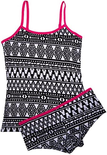 PN Juniors Sized Cami and Boyshort Set Many Prints Available (Large, Tribal)
